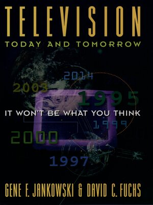 cover image of Television Today and Tomorrow